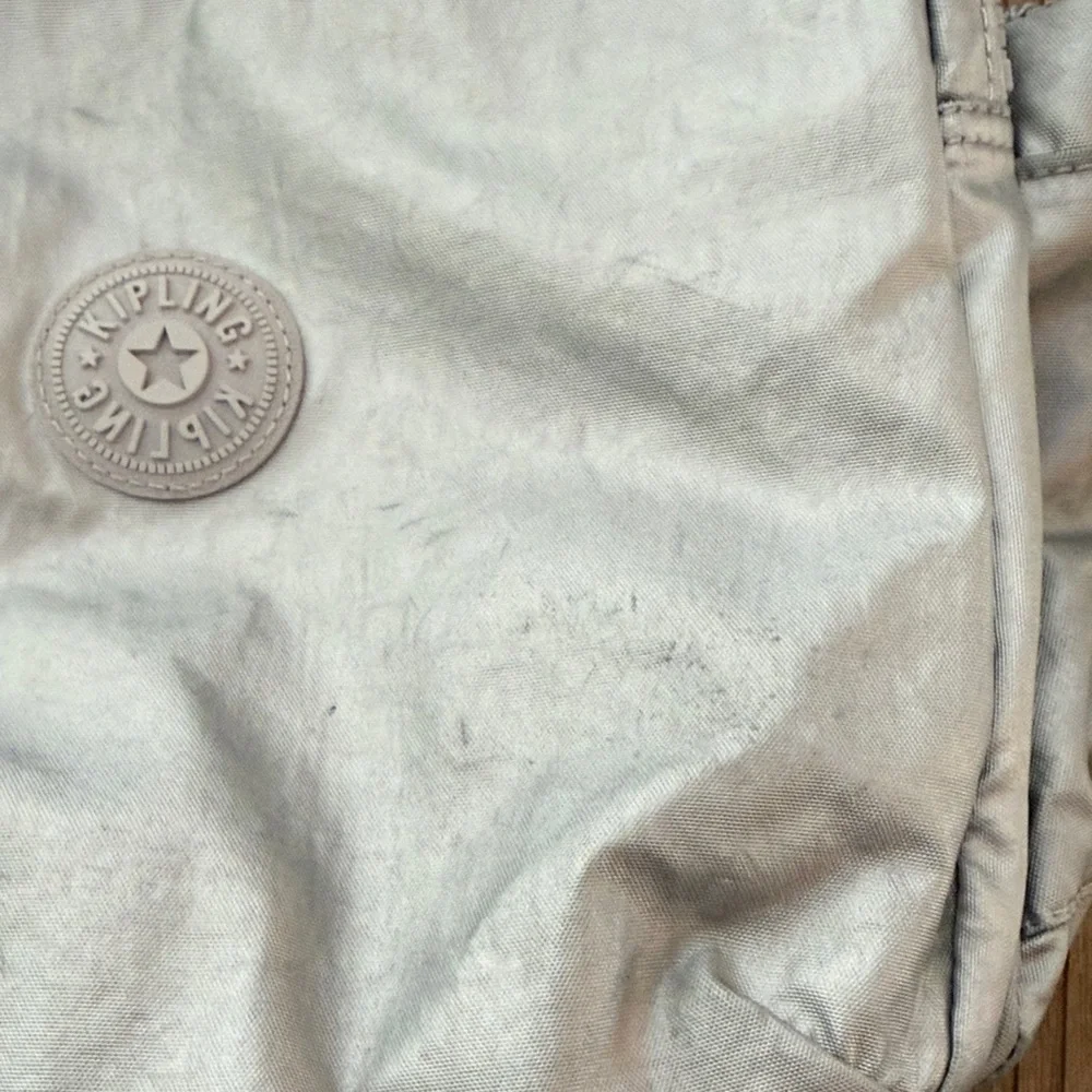 Kipling Metallic Silver Backpack - Picture 14 of 16